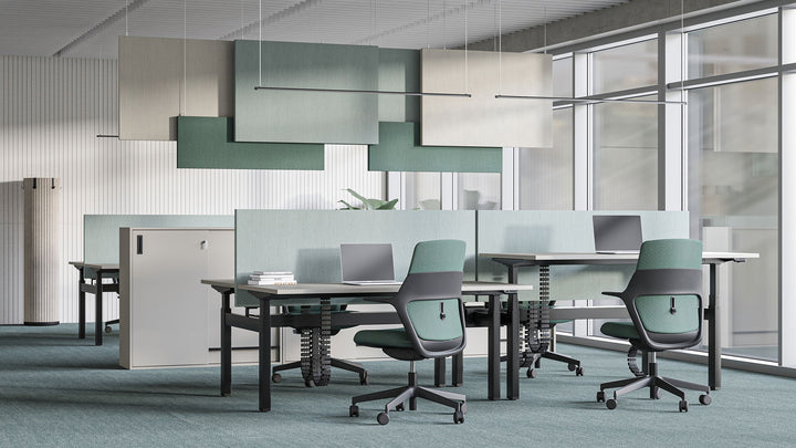 NY | BORDSKILLEVEGG B 160 - MØRKEBLÅ/LYSEBLÅ/GRØNN