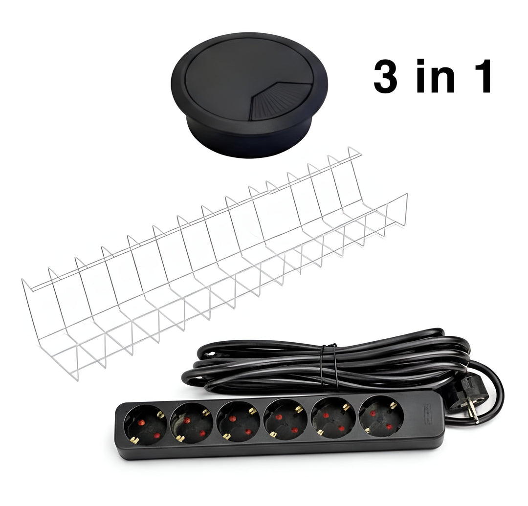 TILLEGG | 3 IN 1 KABELORGANISERING PAKKE