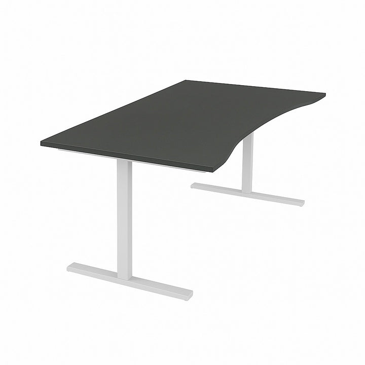 NYTT | ELEKTRISK HEV/SENK SKRIVEBORD MED MAGEBUE MØRKEGRÅ