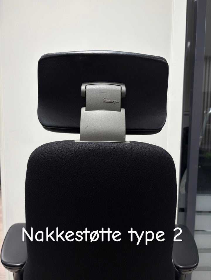 BRUKT & NYTRUKKET | KINNARPS 8000 KONTORSTOL SVART