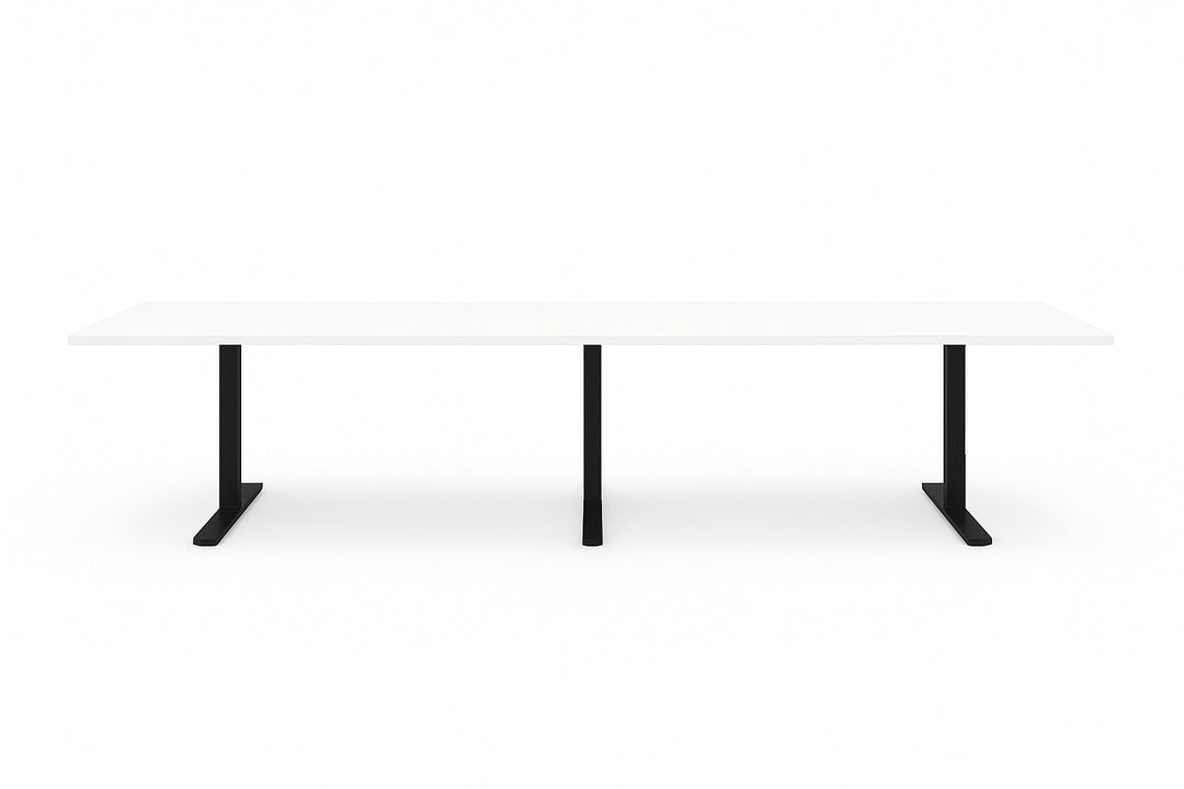NYTT | HVIT DENVER MØTEBORD/KONFERANSEBORD 400 CM
