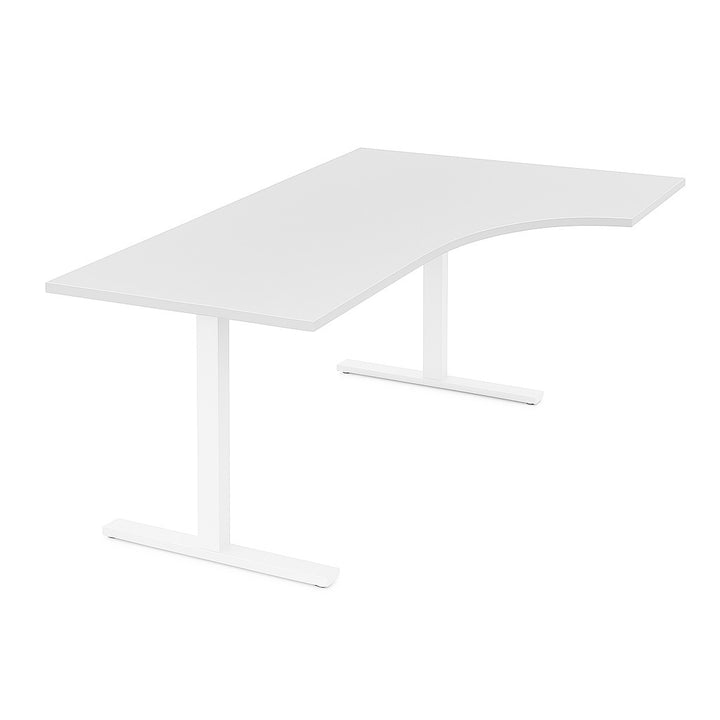 NYTT | ELEKTRISK HEV/SENK HJØRNE-SKRIVEBORD HVIT