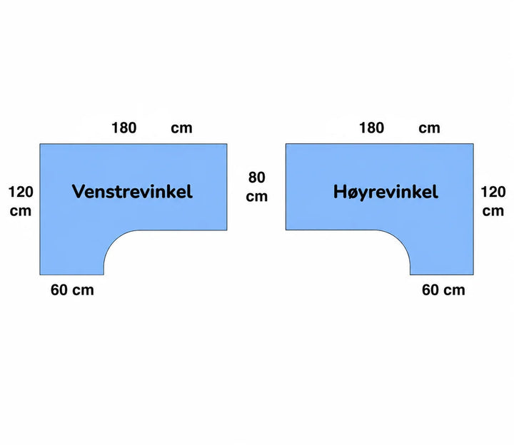 NYTT & BRUKT | KINNARPS ELEKTRISK HEV/SENK HJØRNE-SKRIVEBORD