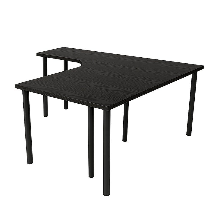 NYTT | MANUELT HJØRNE-SKRIVEBORD SVART