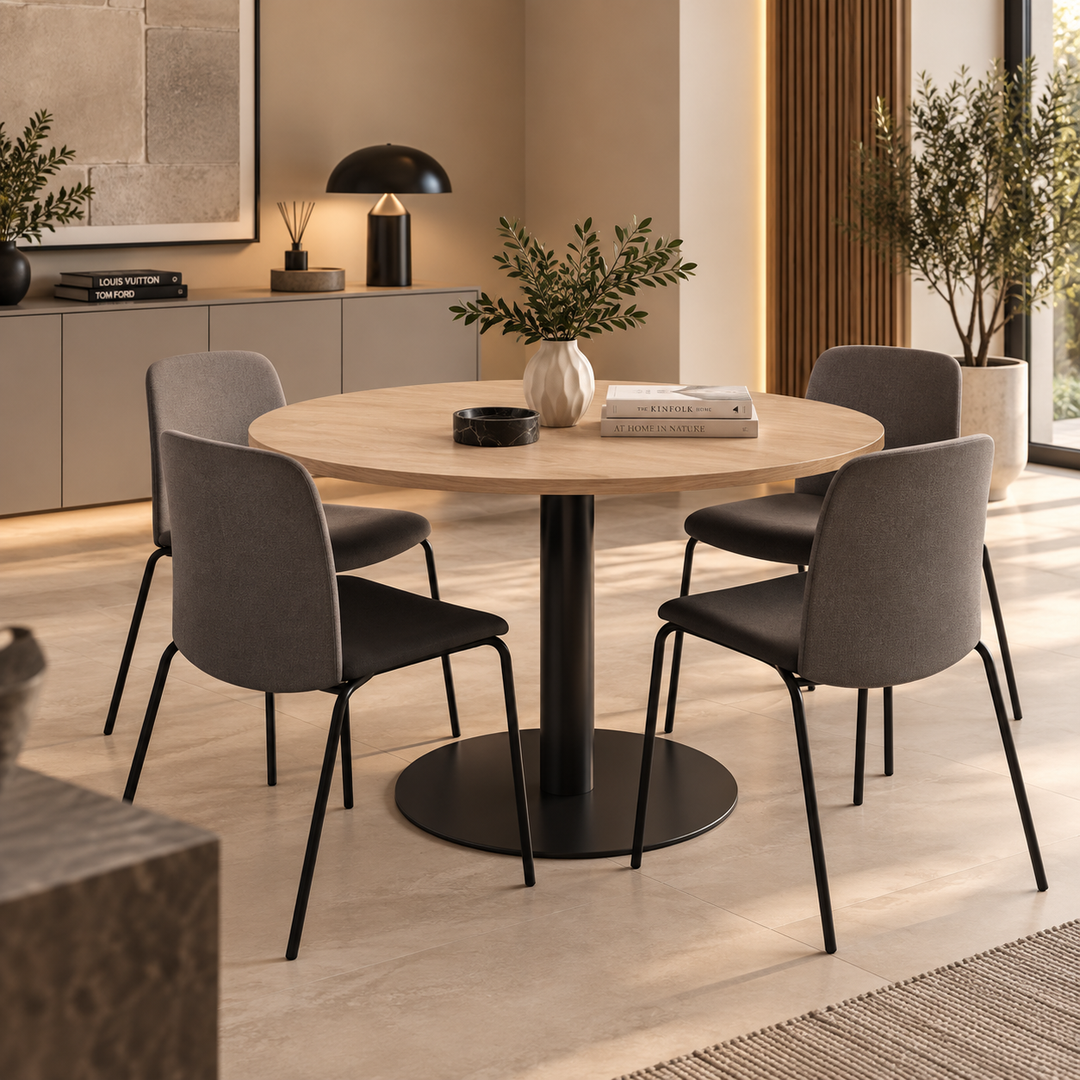NYTT | NORSE RUNDT MØTEBORD/LOUNGEBORD LYS EIK
