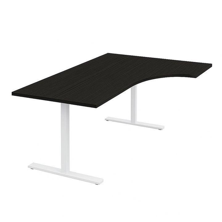 NYTT | ELEKTRISK HEV/SENK HJØRNE-SKRIVEBORD SVART