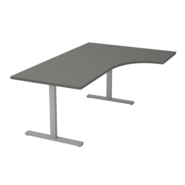 NYTT | ELEKTRISK HEV/SENK HJØRNE-SKRIVEBORD MØRKEGRÅ