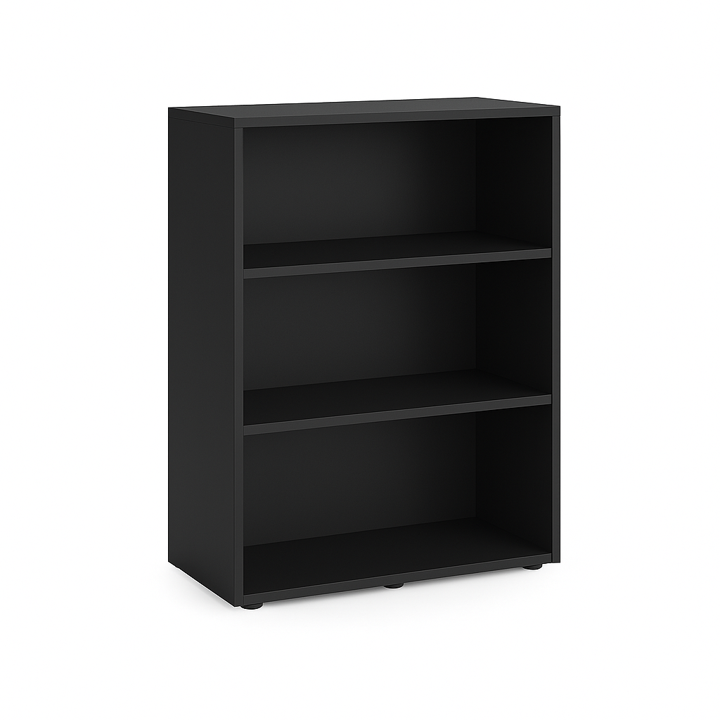 NY | PERM REOL MED 2 HYLLER I SVART