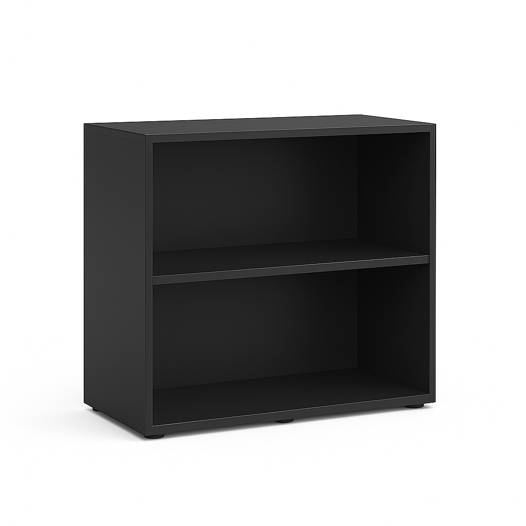 NY | PERM REOL MED 1 HYLLE I SVART