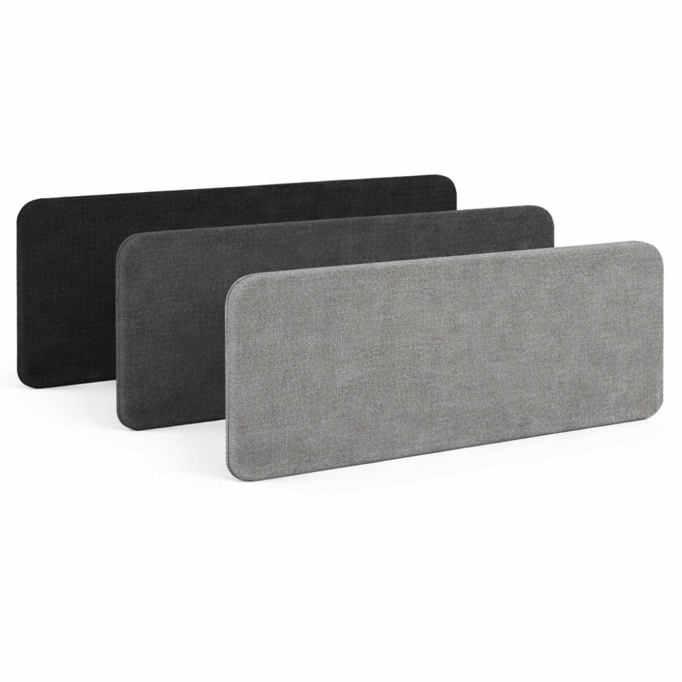 NY | BUET BORDSKILLEVEGG B 160 M/U SIDEVEGG - SVART/MØRKEGRÅ/LYSEGRÅ