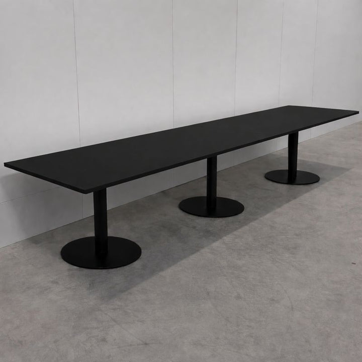 NYTT | SVART MATTE DENVER MØTEBORD/KONFERANSEBORD 400 CM