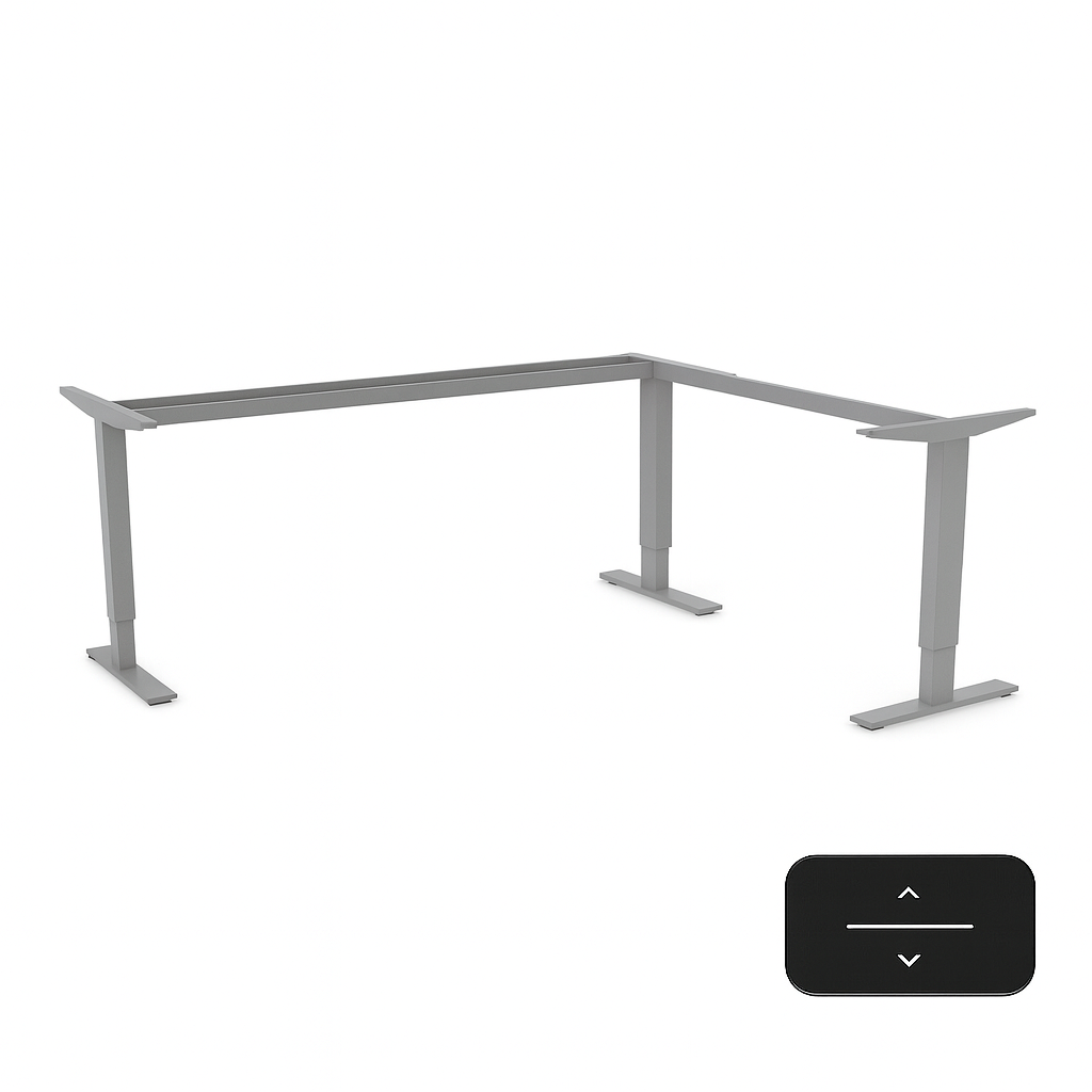 NYTT | IDT ELEKTRISK HEV/SENK UNDERSTELL 3 BEIN GRÅ