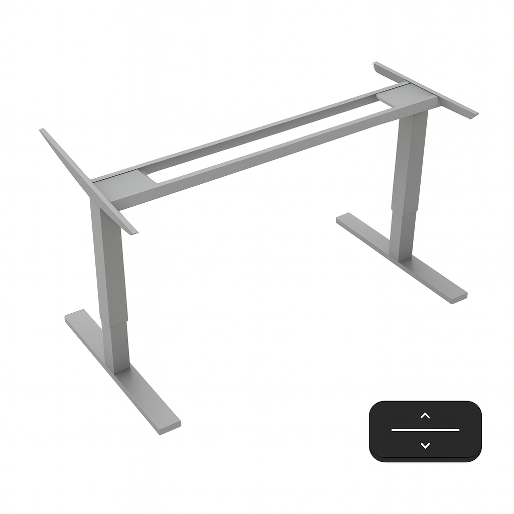 NYTT | IDT ELEKTRISK HEV/SENK UNDERSTELL 2 BEIN GRÅ