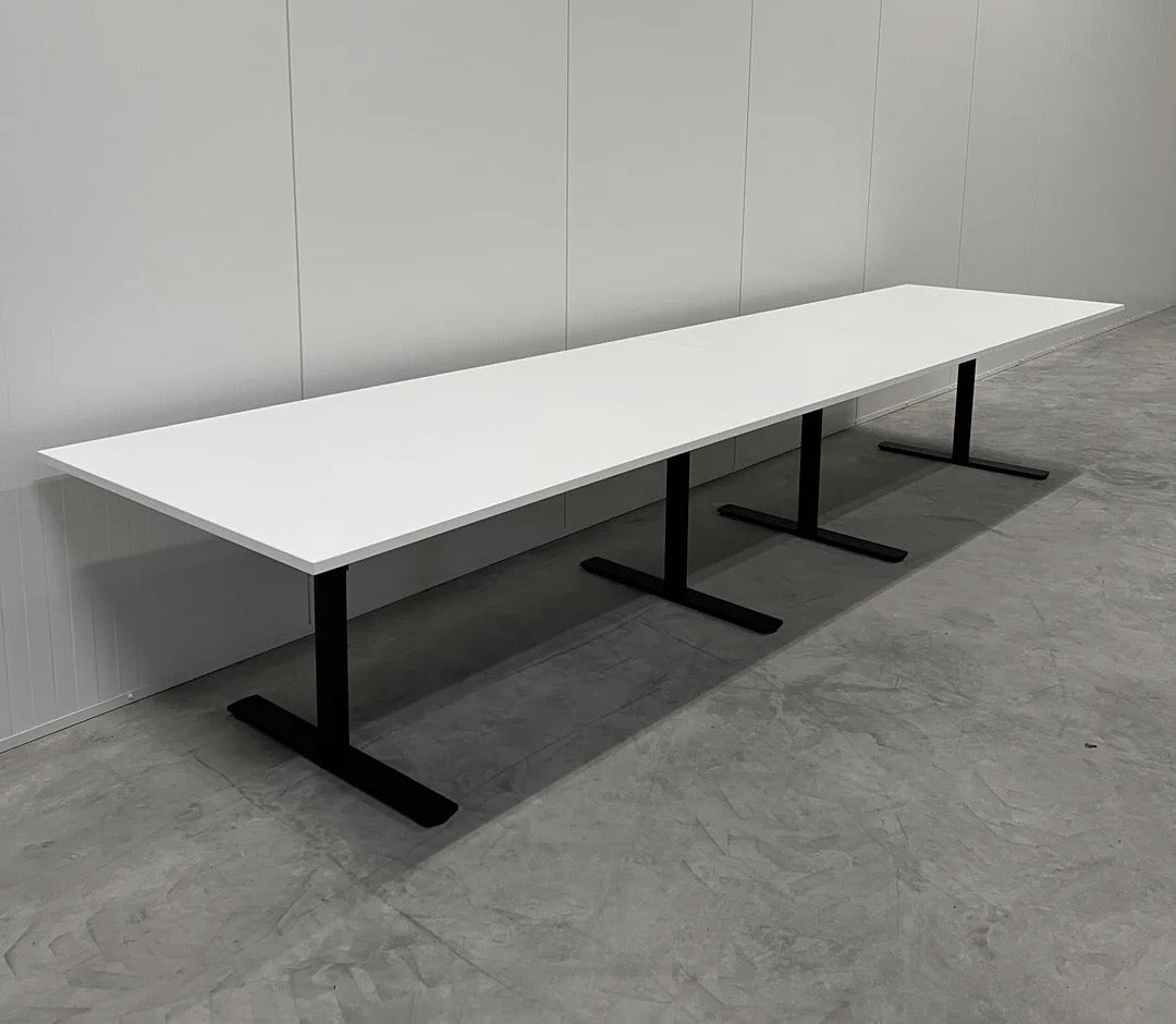 NYTT | HVIT DENVER MØTEBORD/KONFERANSEBORD 400 CM