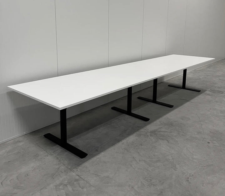 NYTT | HVIT DENVER MØTEBORD/KONFERANSEBORD 400 CM