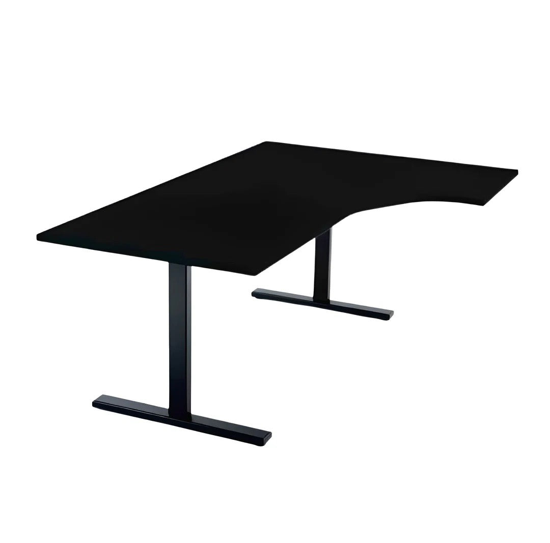 NYTT | ELEKTRISK HEV/SENK HJØRNE-SKRIVEBORD SVART