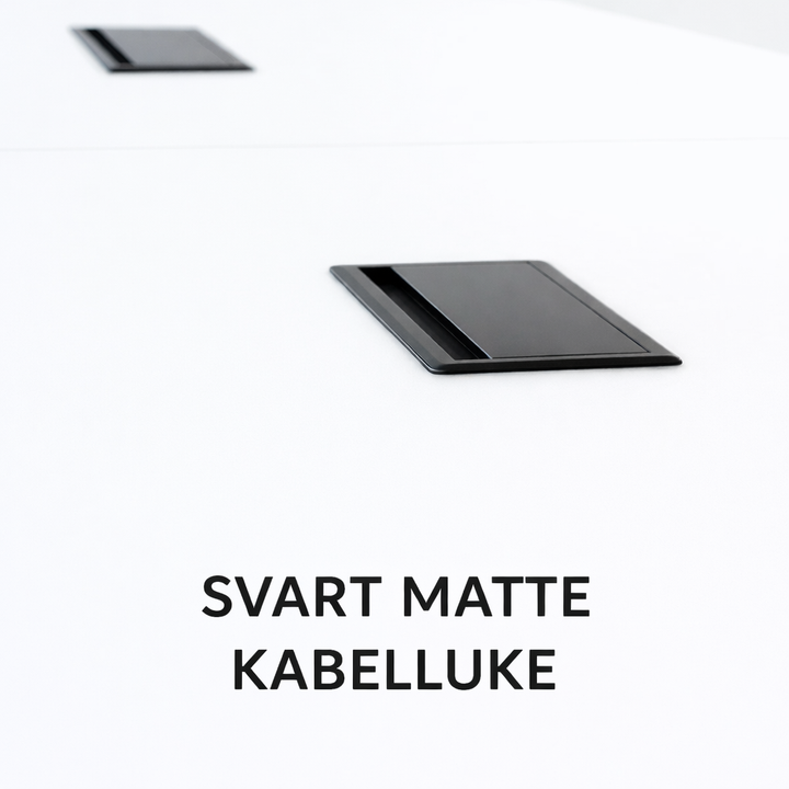 NYTT | HVIT DENVER MØTEBORD/KONFERANSEBORD 400 CM