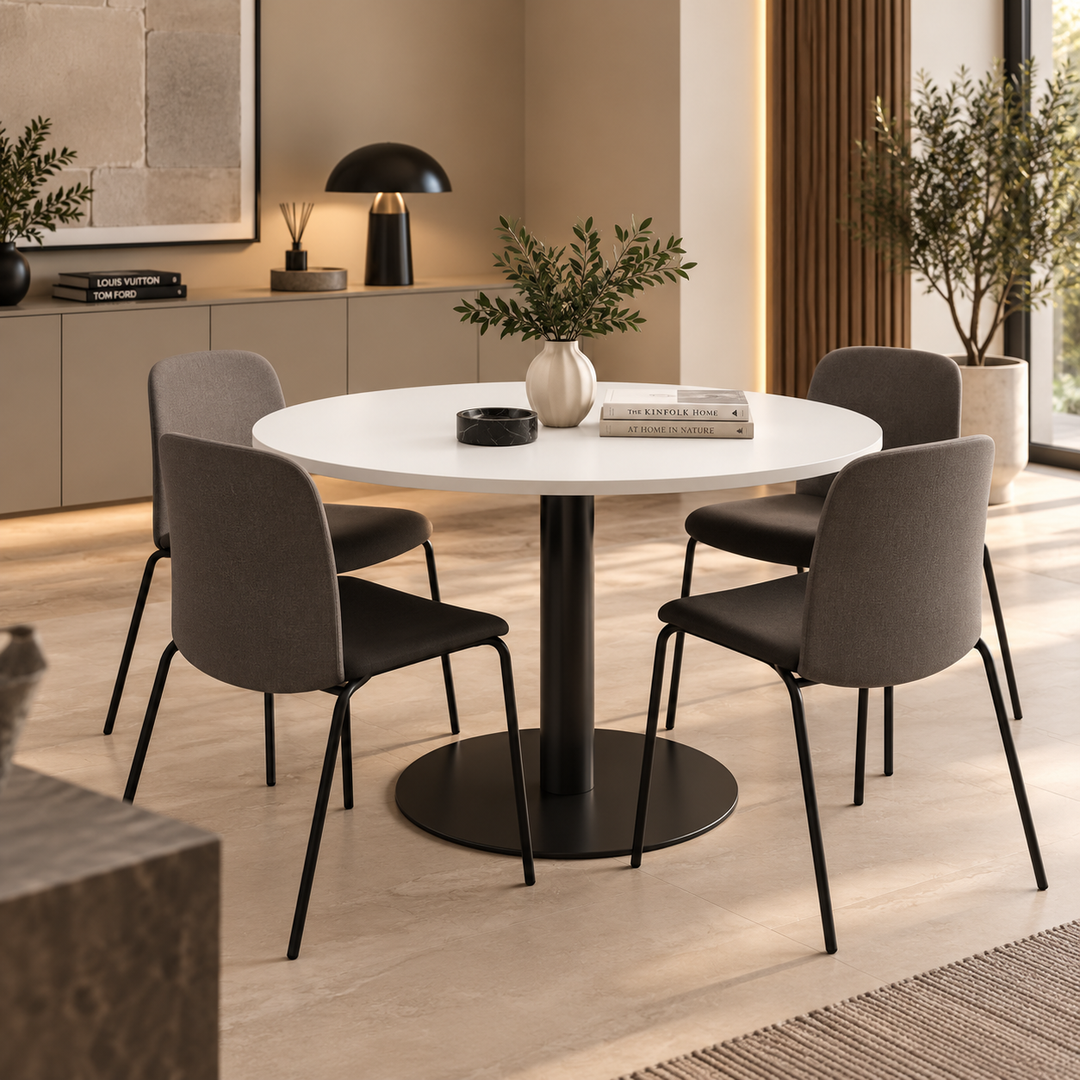 NYTT | NORSE RUNDT MØTEBORD/LOUNGEBORD HVIT