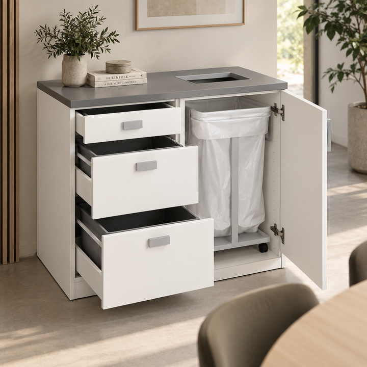 NYTT | HUB SKAP 900 MED KILDESORTERING