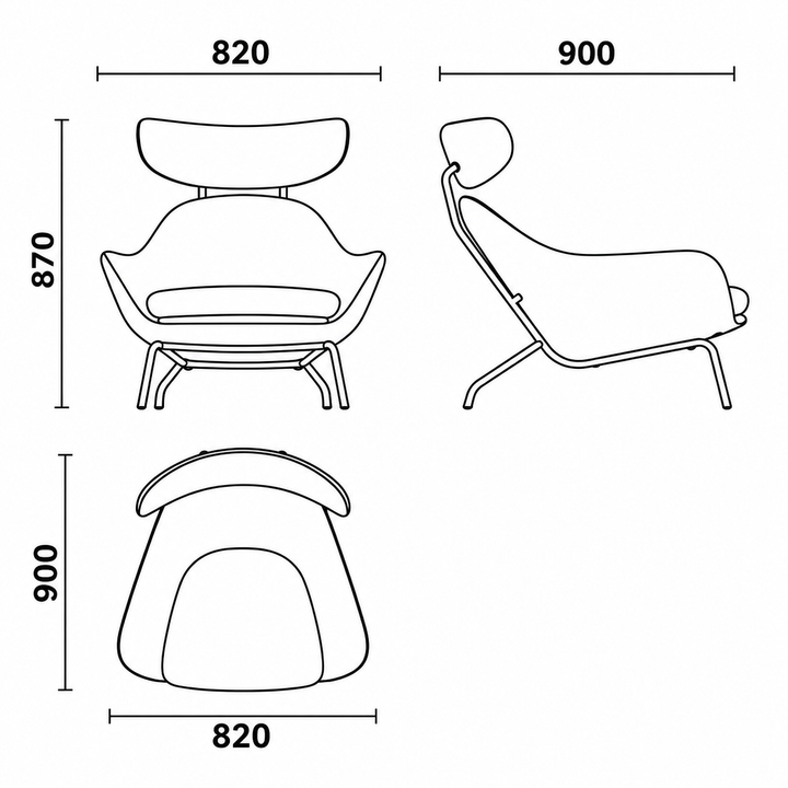 NY | HENNI DESIGN LOUNGESTOL