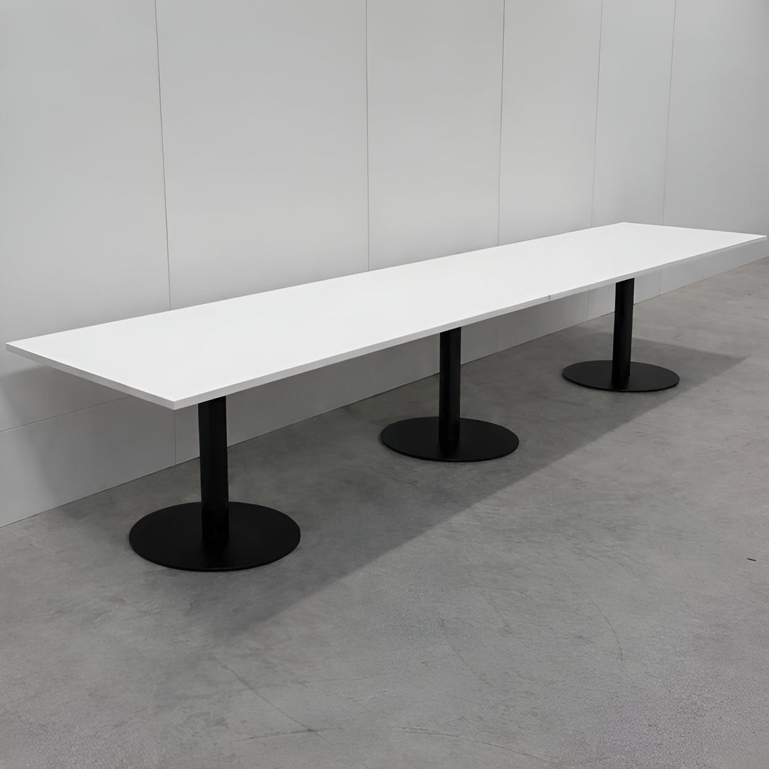 NYTT | HVIT DENVER MØTEBORD/KONFERANSEBORD 400 CM