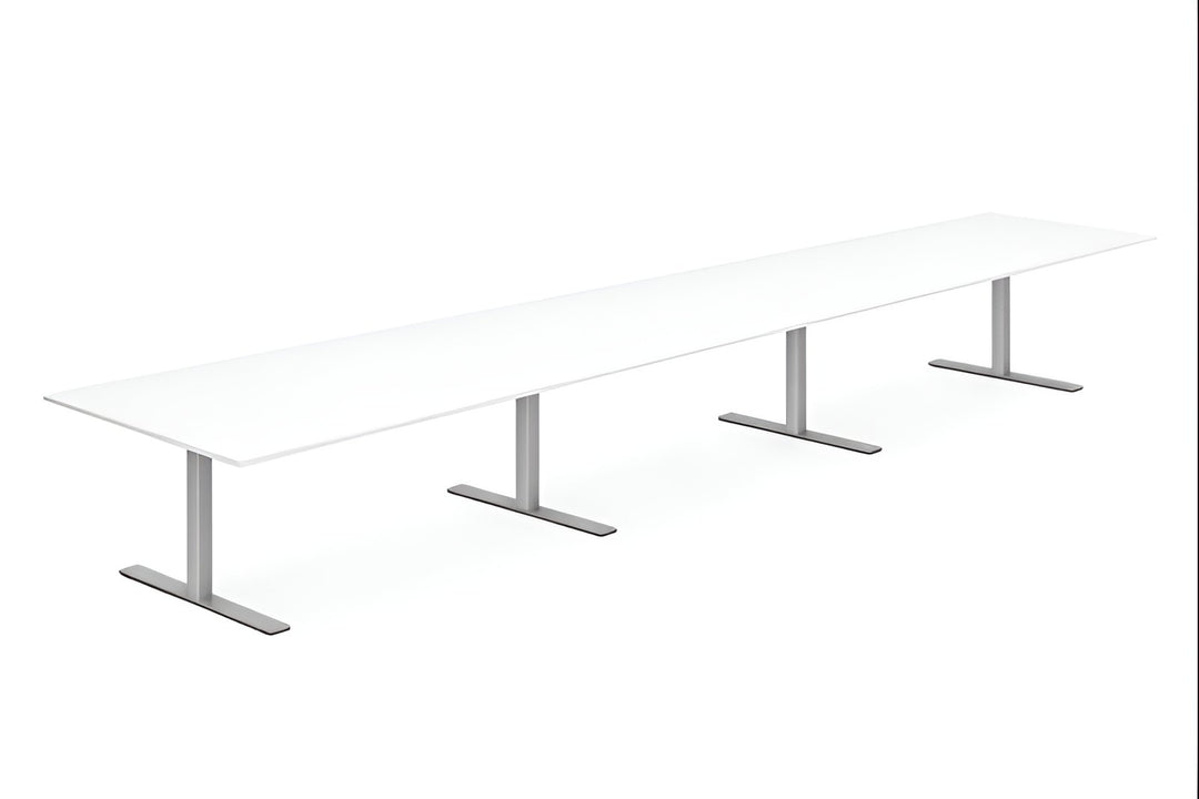 NYTT | HVIT REKTANGULÆRT MØTEBORD/KONFERANSEBORD 360/400/480CM