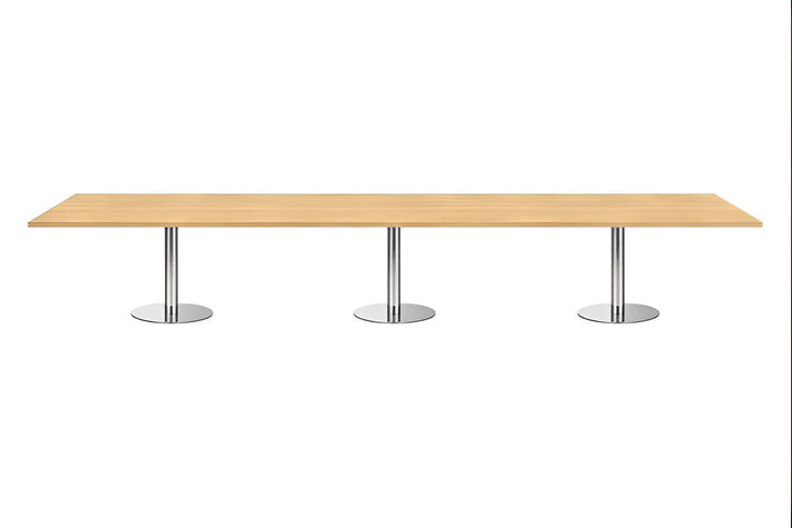 NYTT | LYS EIK MØTEBORD/KONFERANSEBORD 400 CM