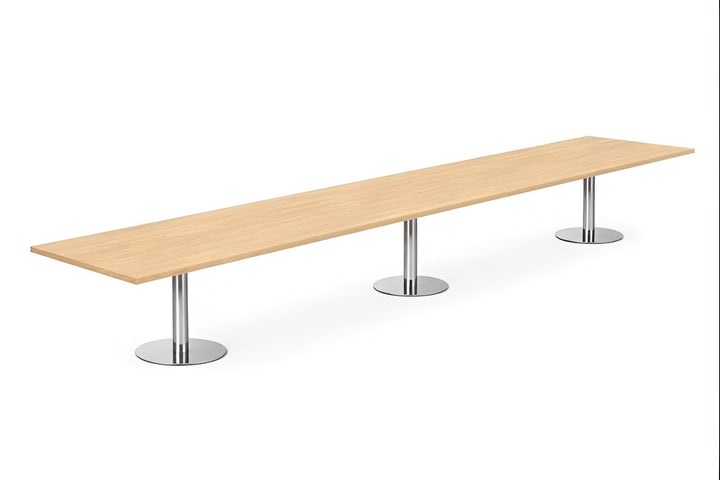 NYTT | LYS EIK MØTEBORD/KONFERANSEBORD 400 CM